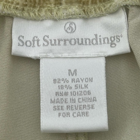 SOFT SURROUNDINGS Velvet Wide-Leg Pants - Picture 5 of 5